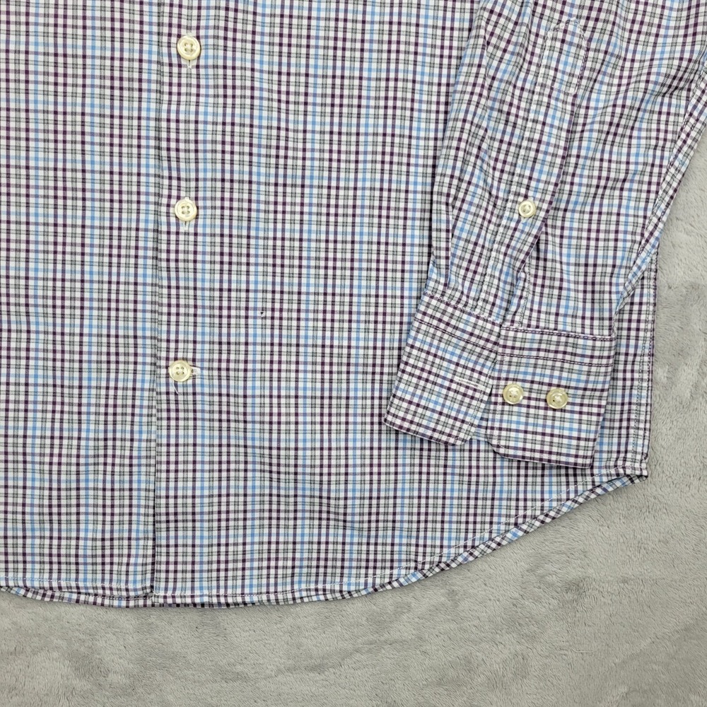 Peter Millar Shirt Men Medium Purple Performance Hybrid Summer Comfort Adult Med - Picture 3 of 8